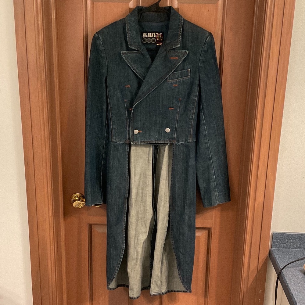 Jean Paul Gaultier Denim Tailcoat